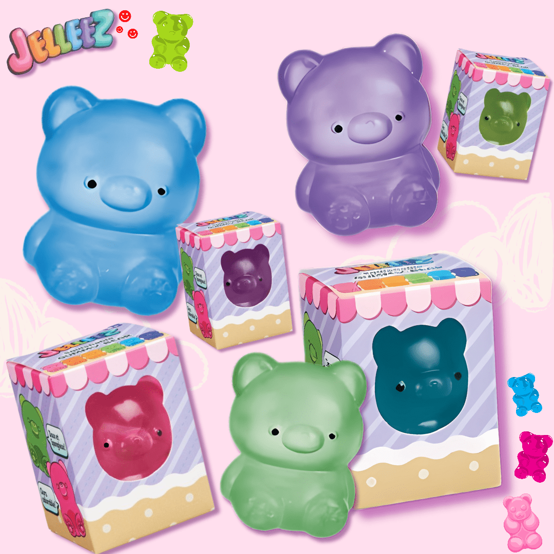 Kawaii Lil' Jelleez Bear Squish - able Sensory Toy - OVERRATED