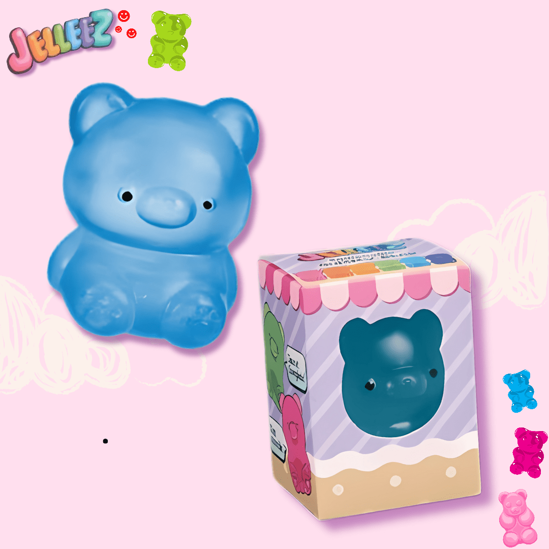 Kawaii Lil' Jelleez Bear Squish - able Sensory Toy - OVERRATED