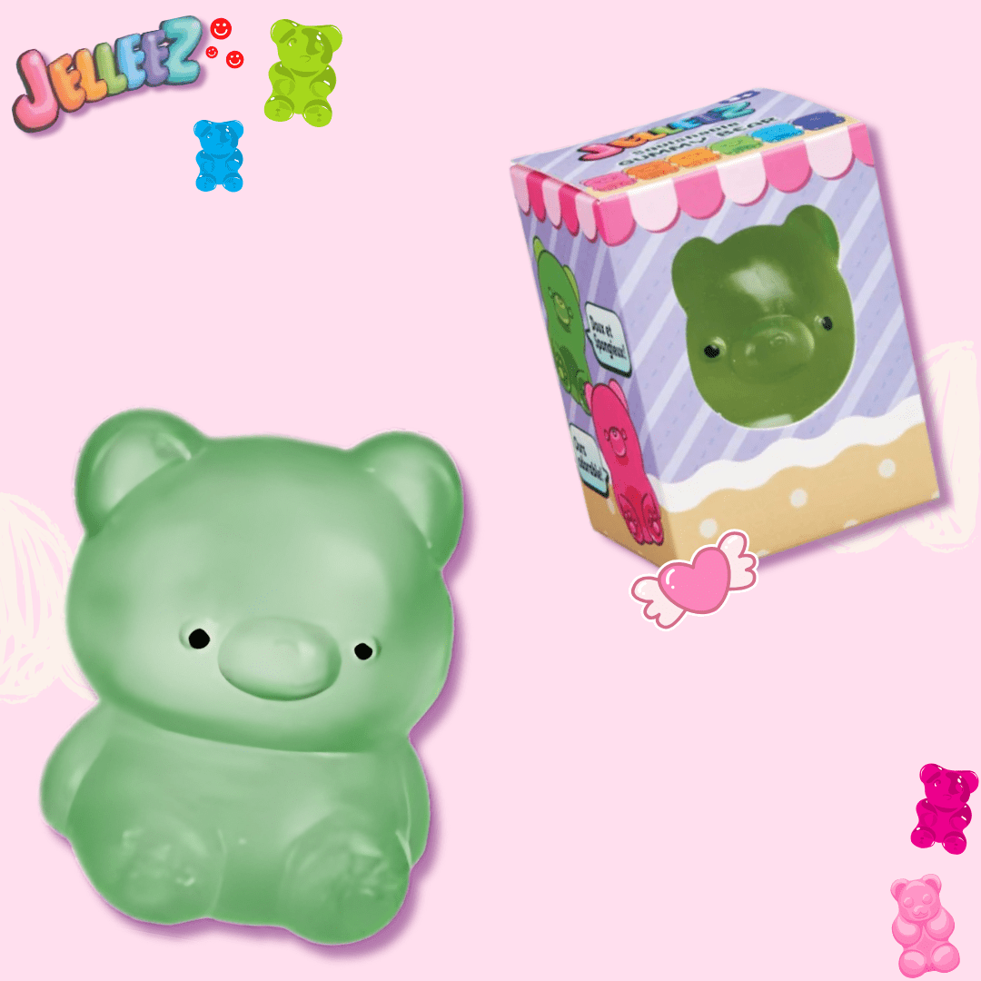 Kawaii Lil' Jelleez Bear Squish - able Sensory Toy - OVERRATED