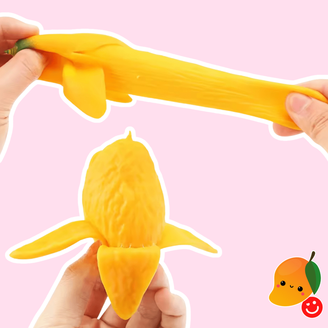 Kawaii Market Peely Mango Stretch SensoryToy - OVERRATED