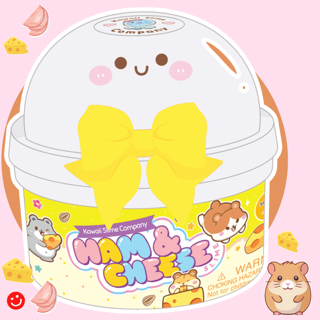 Kawaii Slime Co. Ham & Cheese Butter Slime - OVERRATED