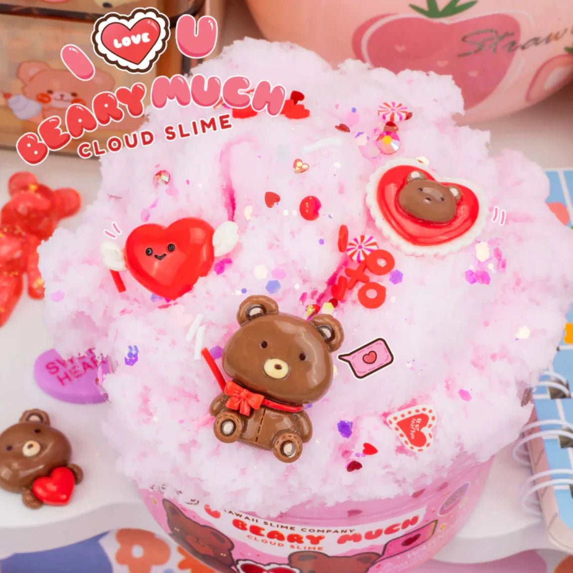 Kawaii Slime Co. I Love You Beary Much Cloud Slime - OVERRATED