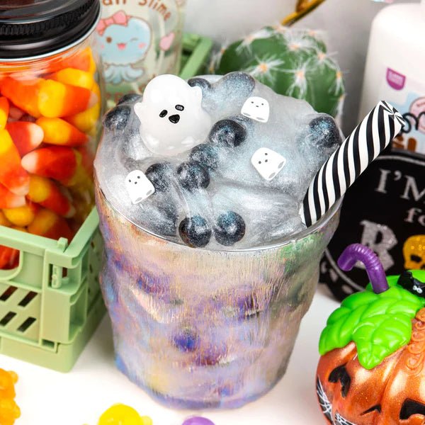 Kawaii Slime Co. Liquid Ghost Boba Clear Slime - OVERRATED