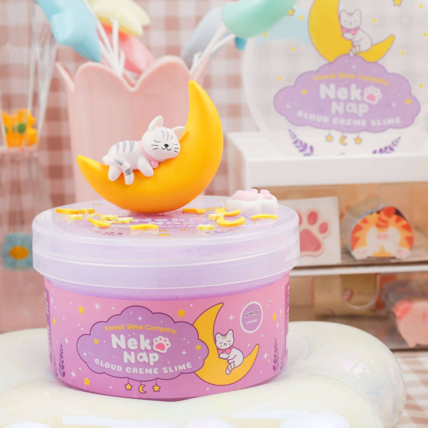 Kawaii Slime Co. Neko Nap Cloud Creme Slime - OVERRATED