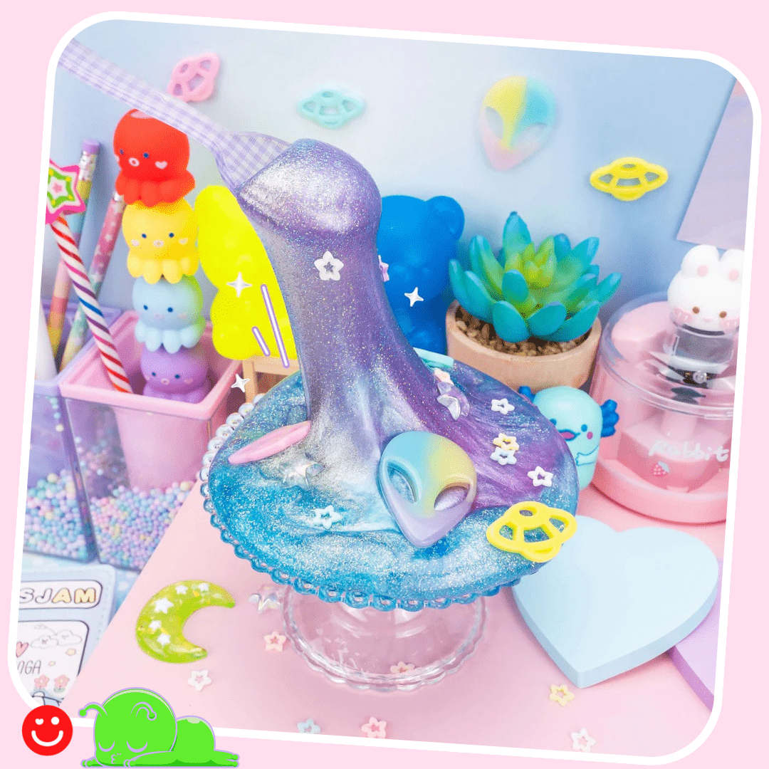 Kawaii Slime Co. Outta This World Metallic Slime - OVERRATED