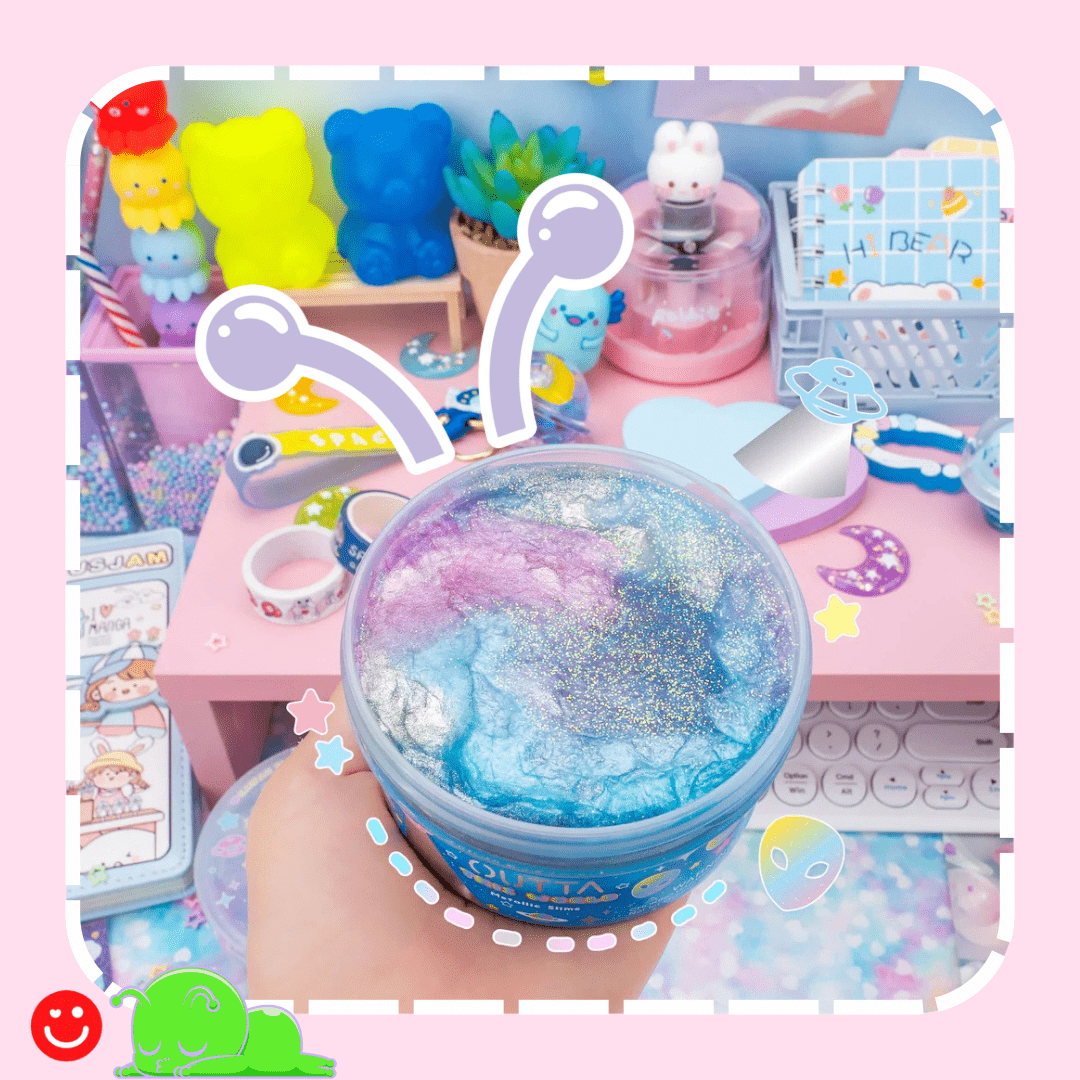 Kawaii Slime Co. Outta This World Metallic Slime - OVERRATED