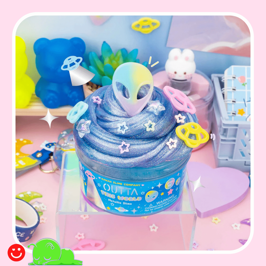 Kawaii Slime Co. Outta This World Metallic Slime - OVERRATED