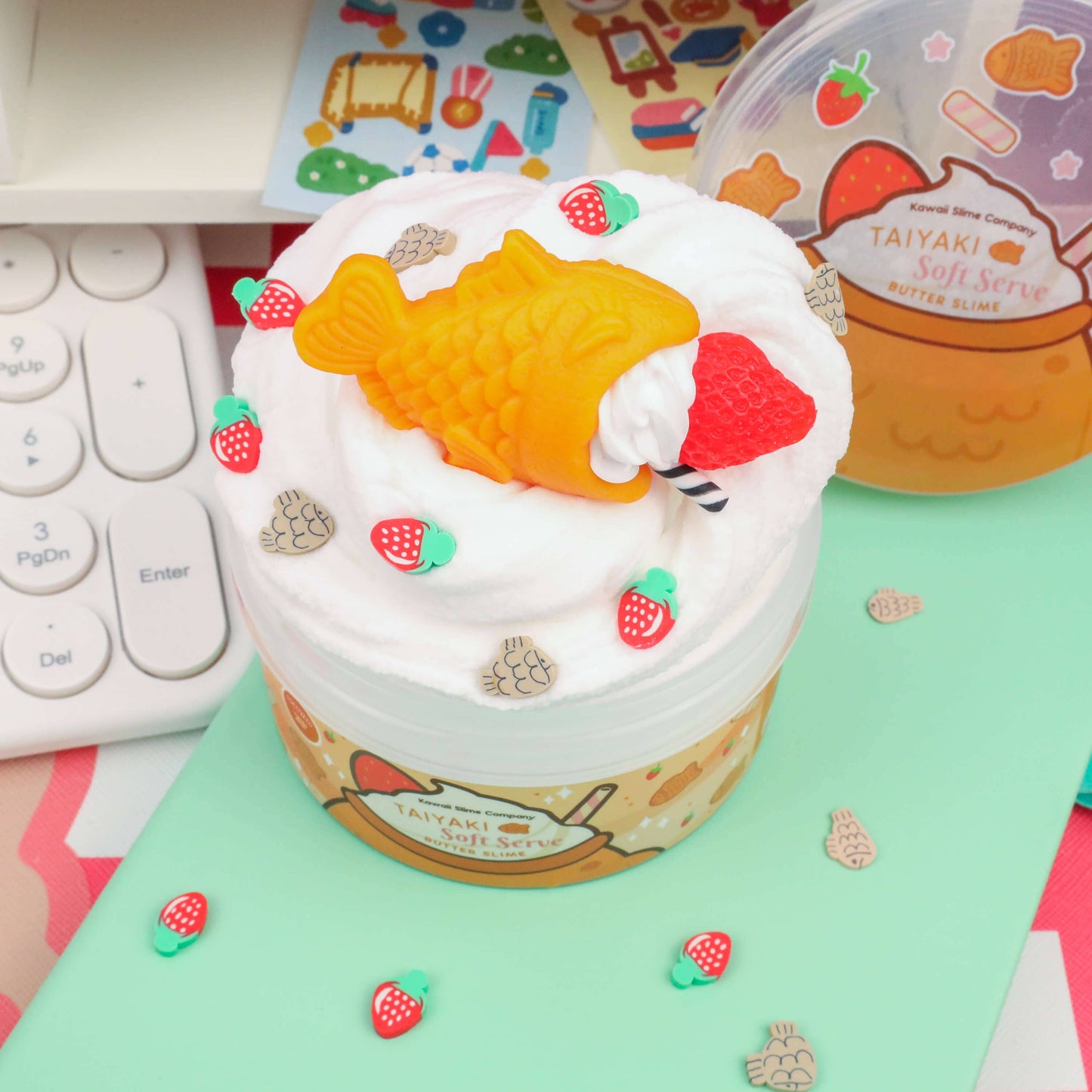 Kawaii Slime Co. Taiyaki Soft Serve Butter Slime - OVERRATED