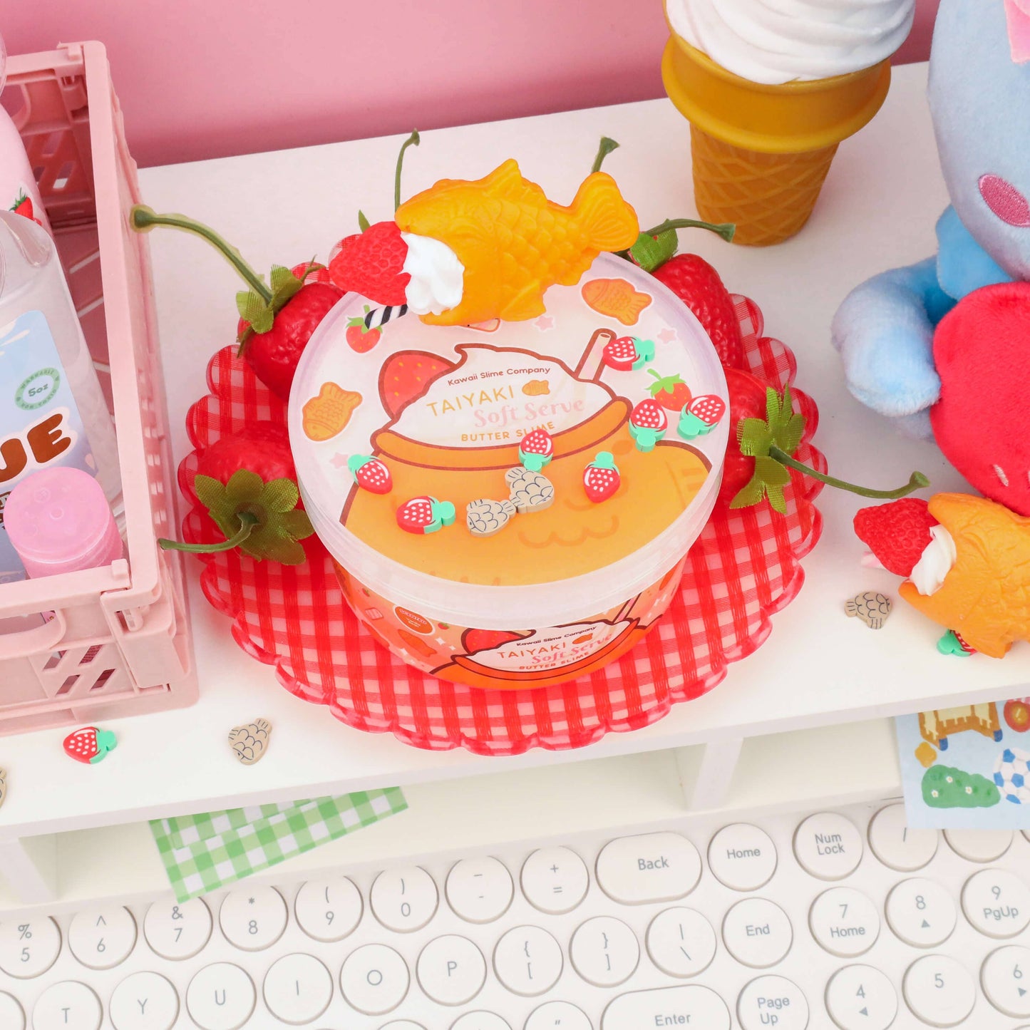 Kawaii Slime Co. Taiyaki Soft Serve Butter Slime - OVERRATED