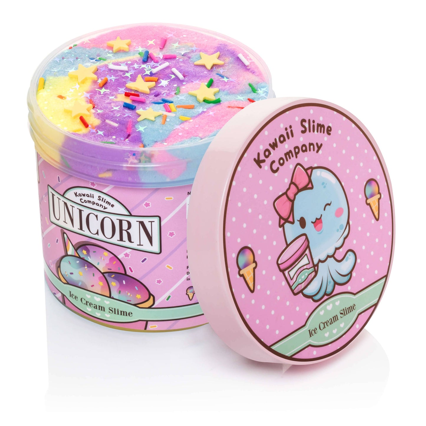 Unicorn Ice Cream Slime realistic kawaii pint – OVERRATED Korean Beauty
