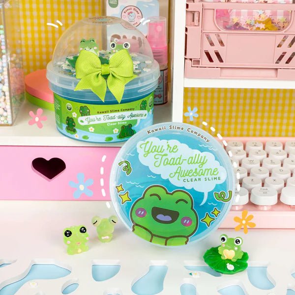Kawaii Slime Co. You’re Toad - ally Awesome Clear Slime - OVERRATED