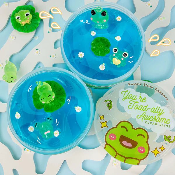 Kawaii Slime Co. You’re Toad - ally Awesome Clear Slime - OVERRATED