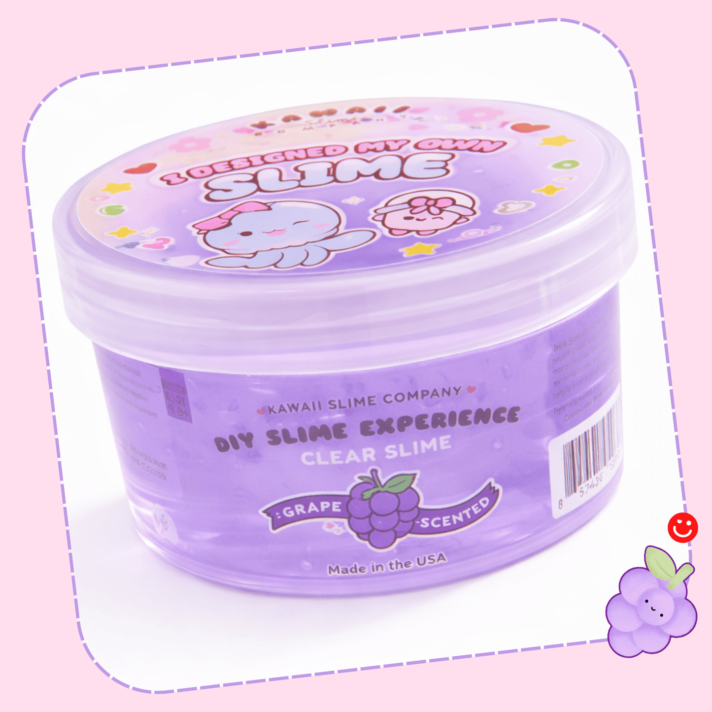 Grape Purple Clear Slime glossy kawaii slime – OVERRATED Korean Beauty