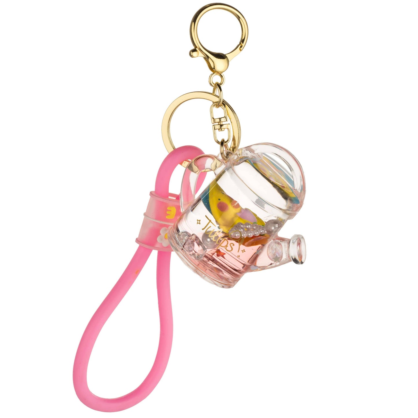 KIRA KIRA Garden Watering Can Liquid Sensory Keychain🩷 - OVERRATED