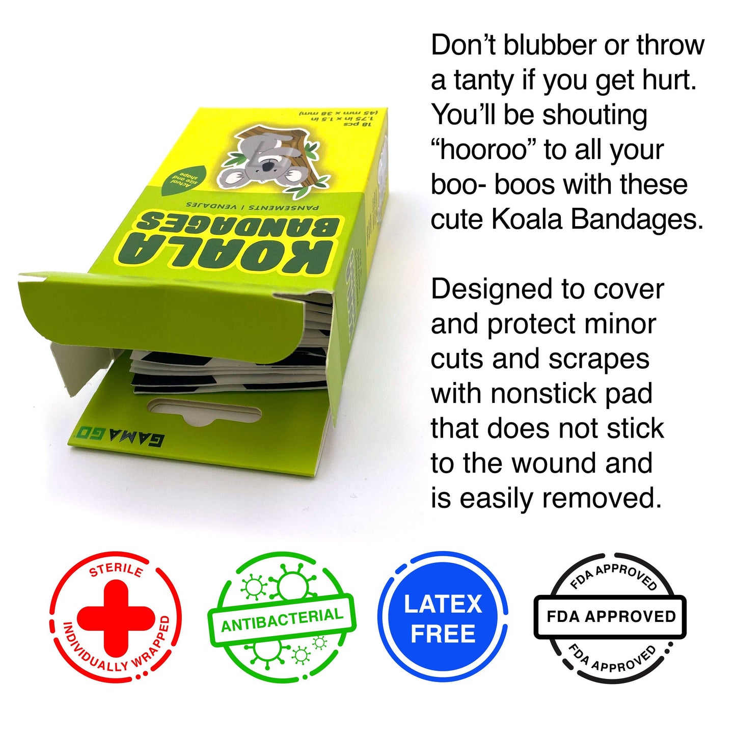 Koala Adhesive Bandages - OVERRATED