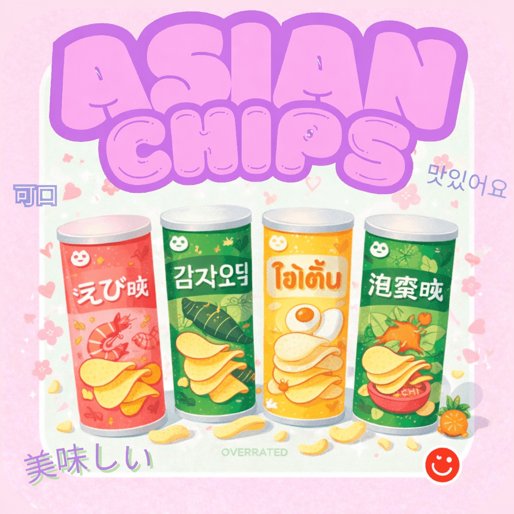 Korean chips snacks – Assorted Flavor Asian Chips Variety Pack - OVERRATED