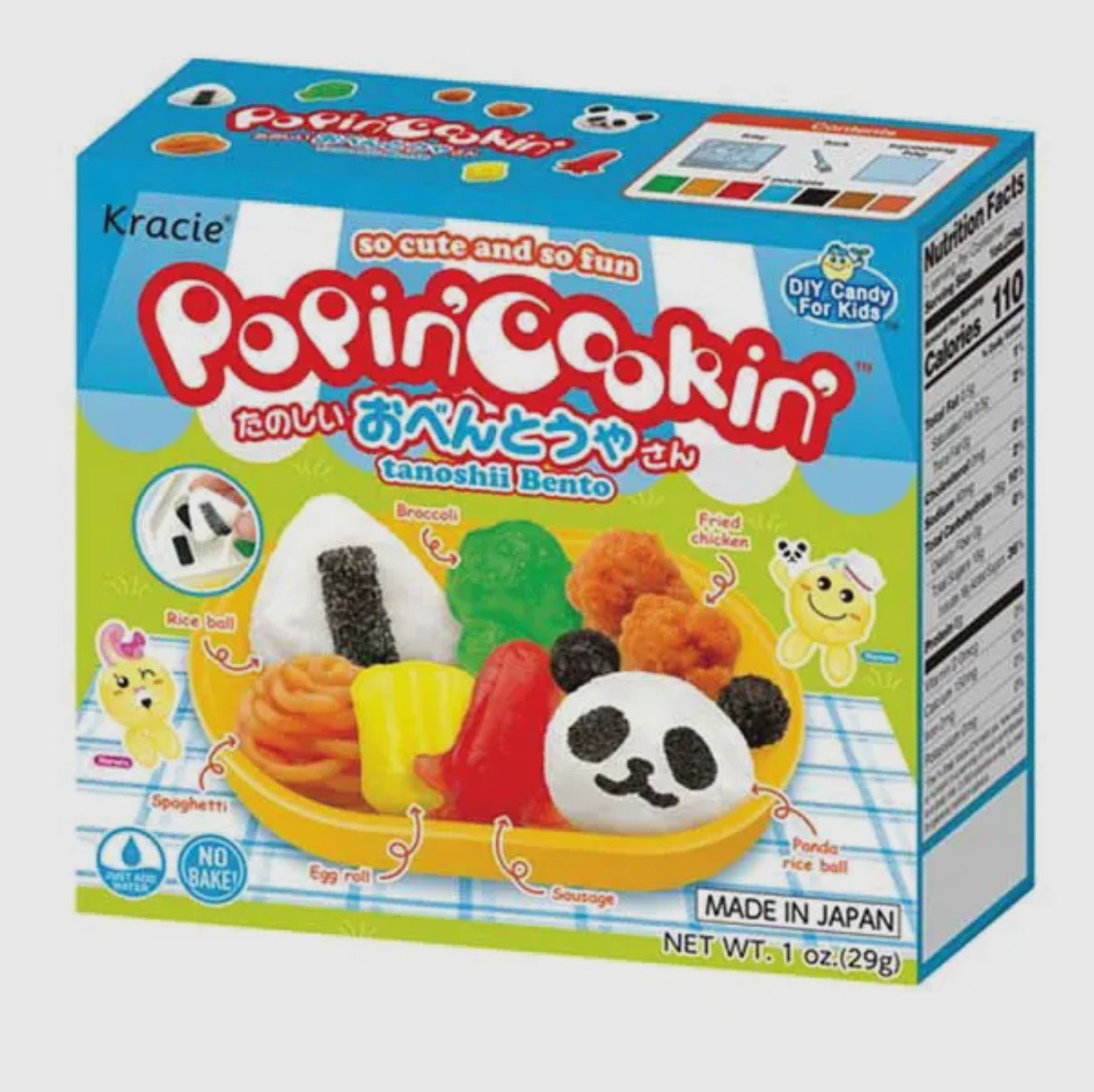 Kracie Popin’ Cookin’ Tanoshii Bento DIY Candy Kit - OVERRATED