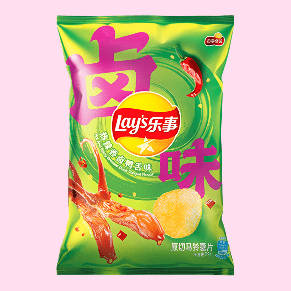 Lays Duck Tongue Flavored Potato Chips - OVERRATED