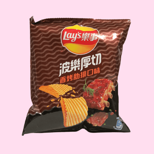 Lay's Grilled Ribs Flavor Chips - OVERRATED