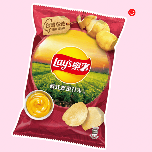 Lay's Korean Honey Mustard Flavor Chips - OVERRATED