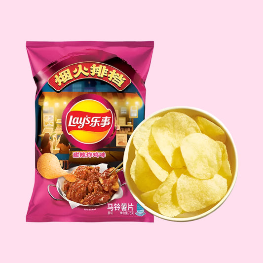 Lays Sweet & Spicy Fried Chicken Flavor - OVERRATED