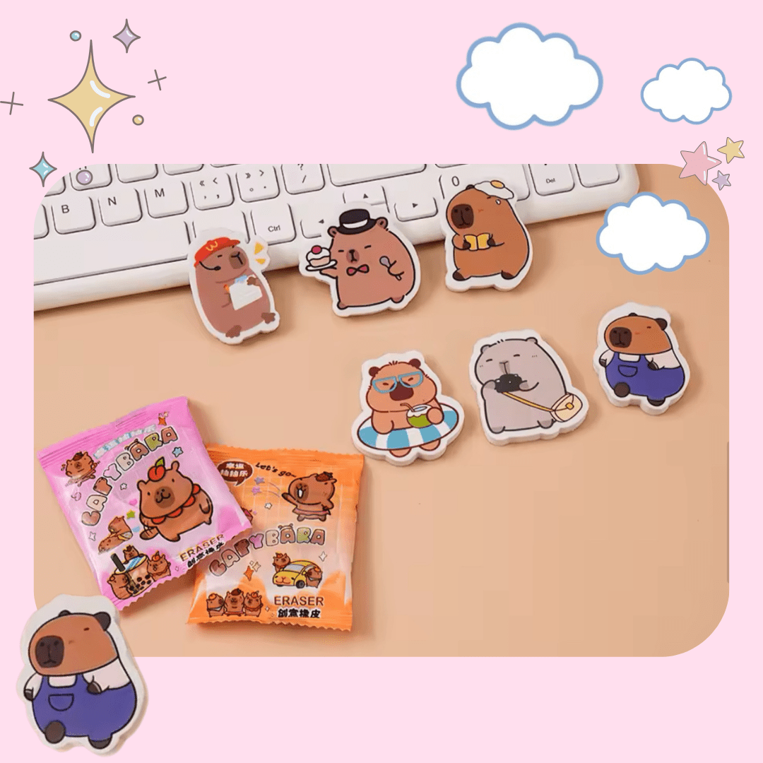 Let’s Go! Capybara Eraser Blind Bag - OVERRATED