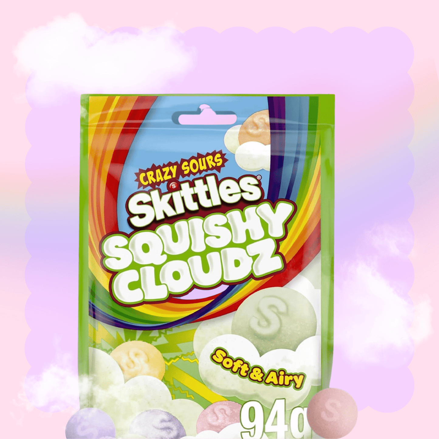 Imported Skittles candy sour soft chews limited edition 94g pack - Overrated Korean Beauty & More