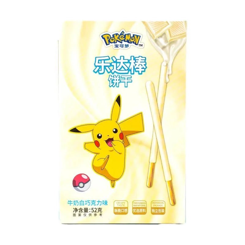 Loda Pokemon White Chocolate Sticks - OVERRATED