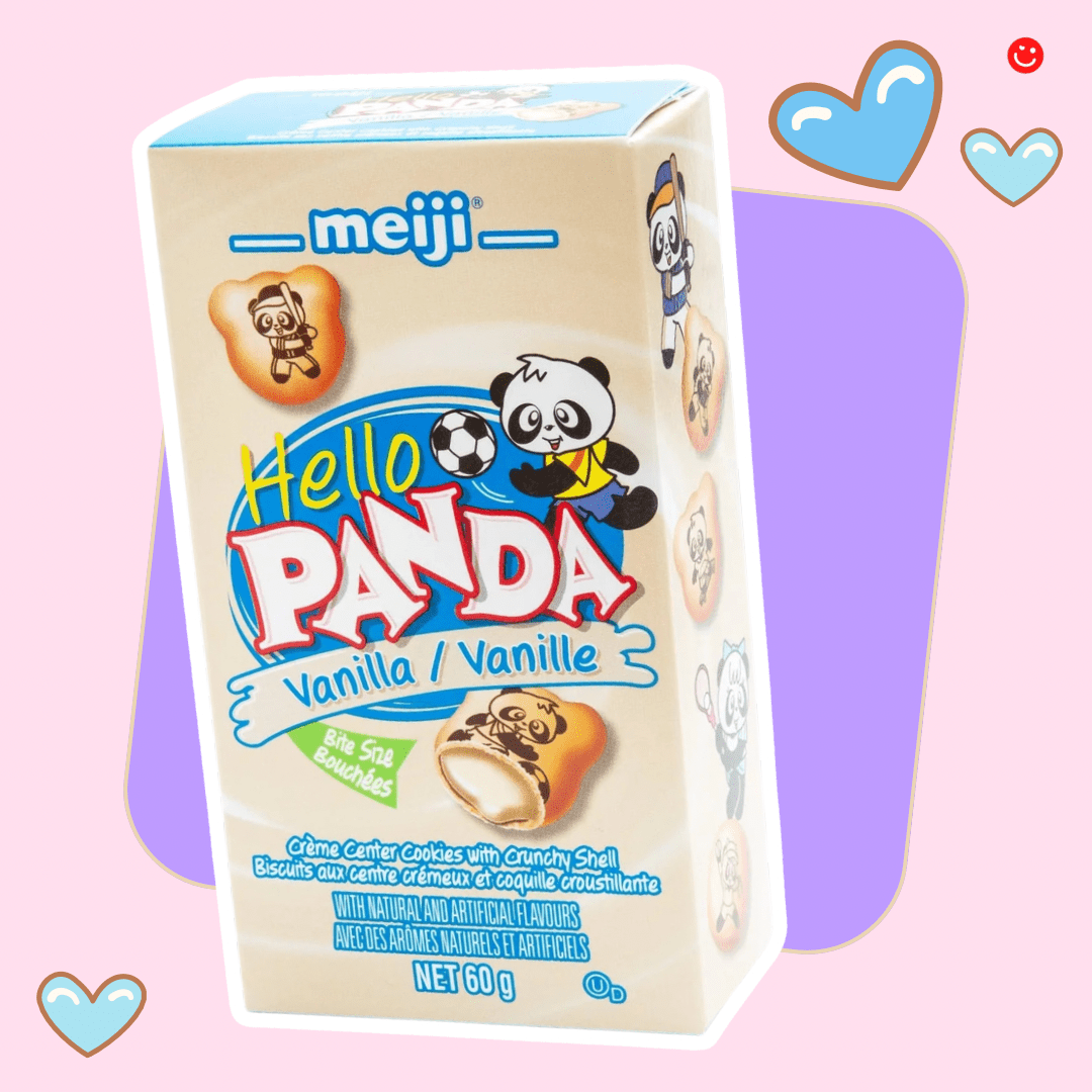 Meiji Hello Panda Vanilla Flavored Biscuit with Cream Filling - OVERRATED