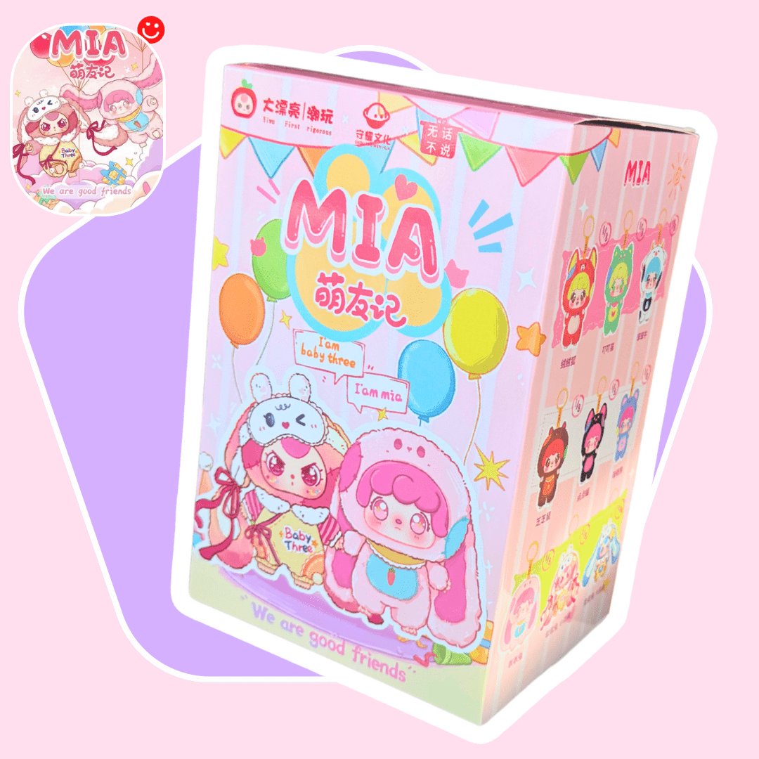 MIA × Baby Three We Are Good Friends Keychain Series Blind Box - OVERRATED