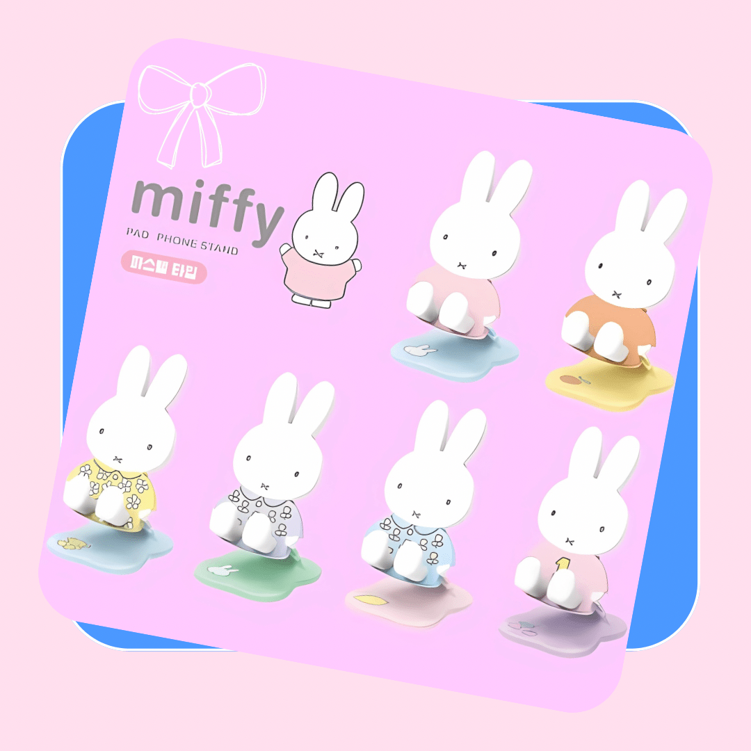 Miffy Figure Phone Grip with a Stand/Decoration Random Box - OVERRATED