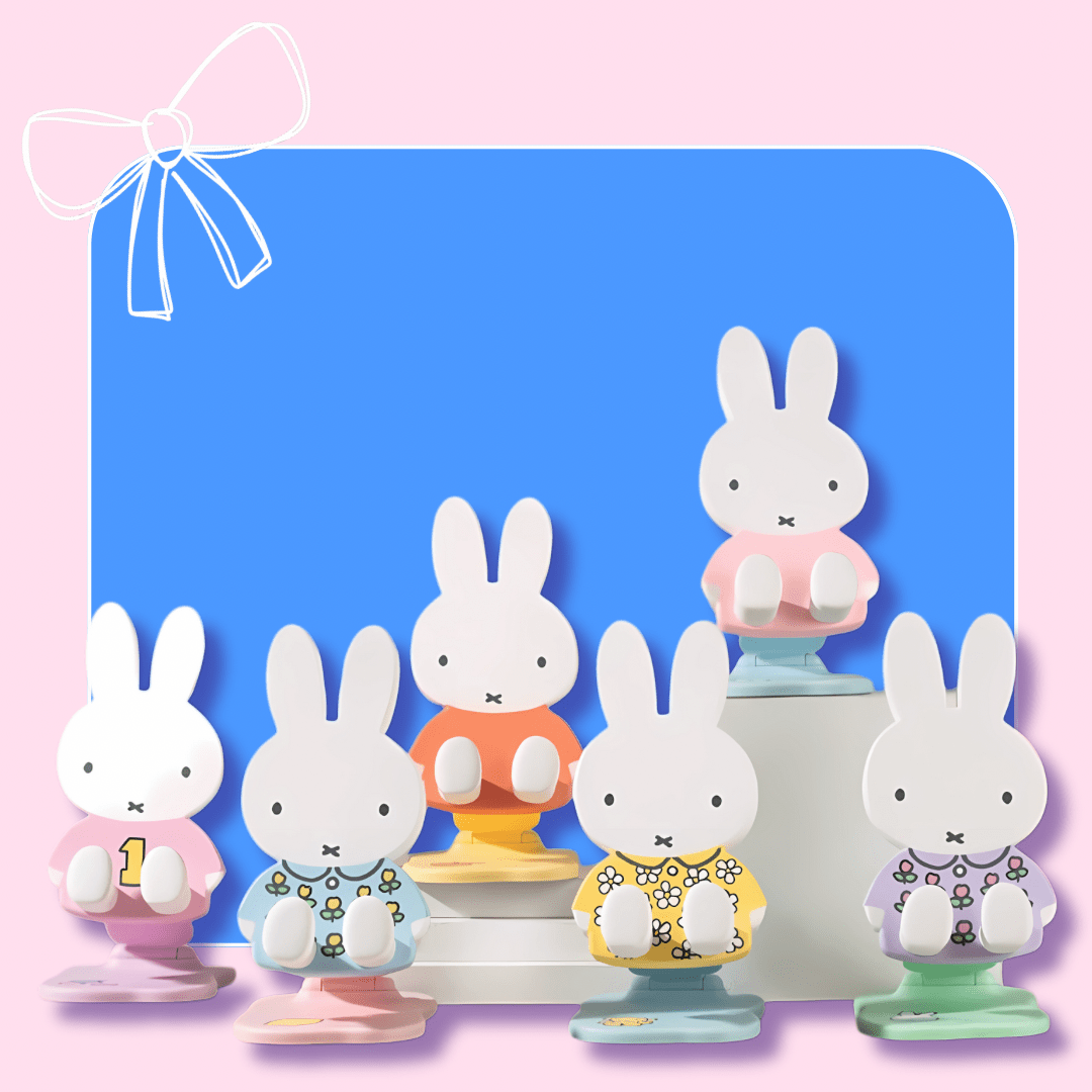 Miffy Figure Phone Grip with a Stand/Decoration Random Box - OVERRATED