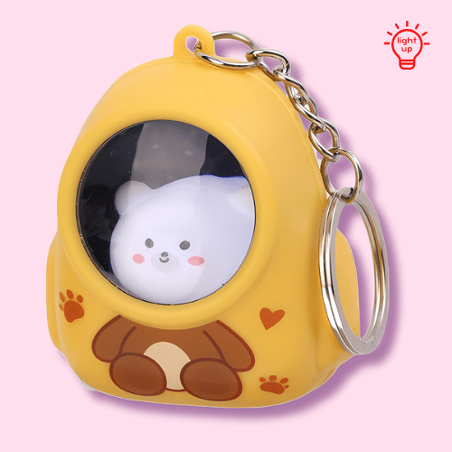 Mini Capsule Cat Keychain with Light - OVERRATED