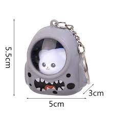 Mini Capsule Cat Keychain with Light - OVERRATED