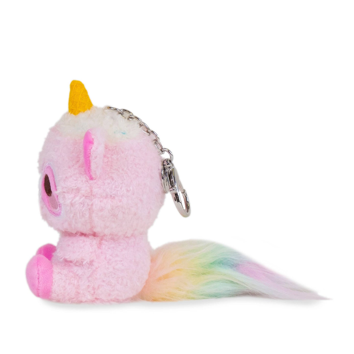 Mini Roxy Keychain (Cute Kawaii Pink Racoon Soft Plush Clip) - OVERRATED