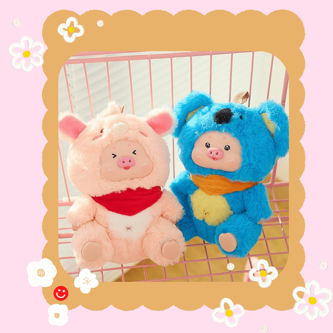 Mino Star Pig Paradise Plush Keychain Blind Box - OVERRATED