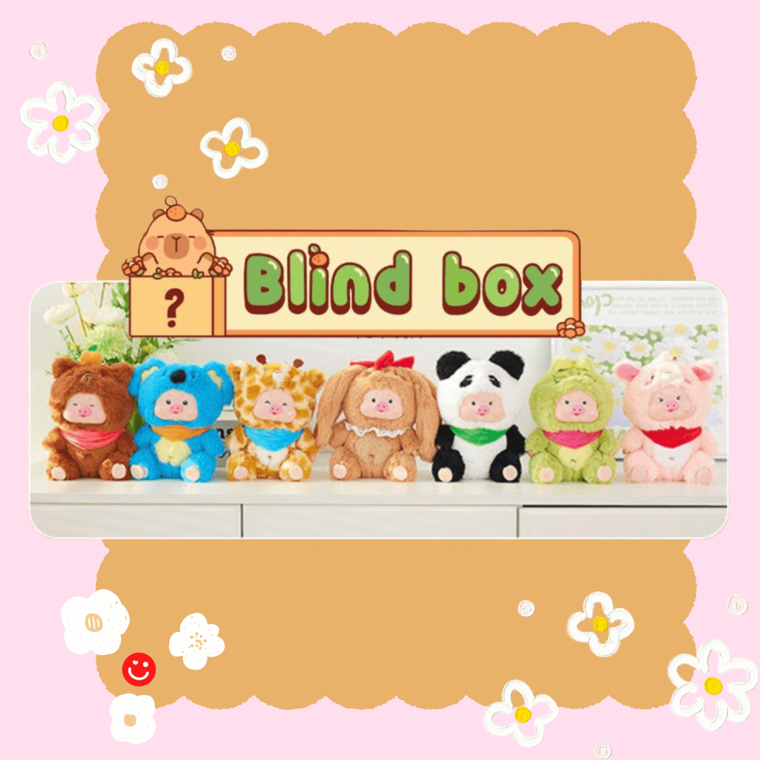 Mino Star Pig Paradise Plush Keychain Blind Box - OVERRATED