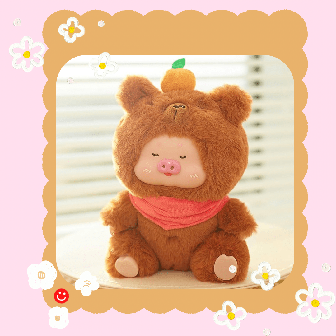 Mino Star Pig Paradise Plush Keychain Blind Box - OVERRATED