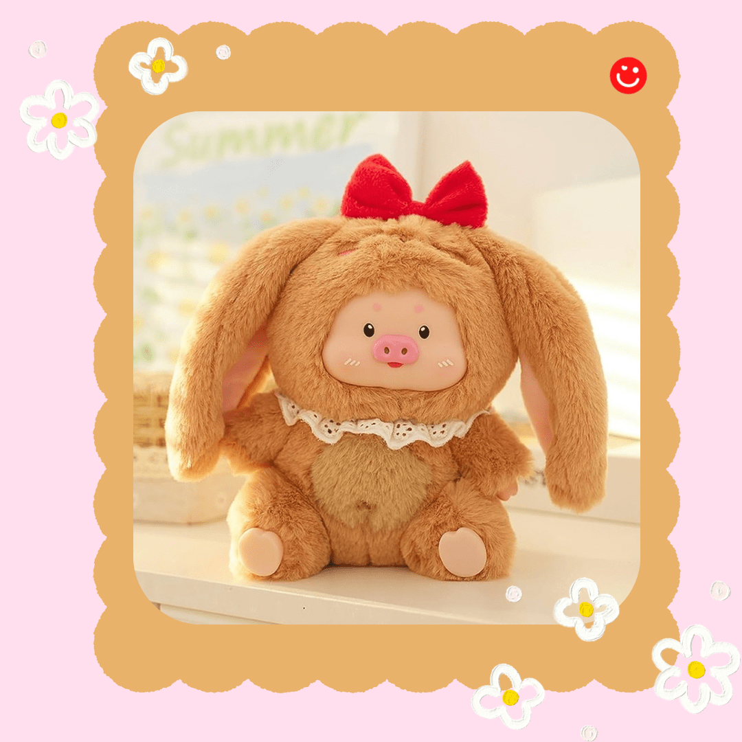 Mino Star Pig Paradise Plush Keychain Blind Box - OVERRATED