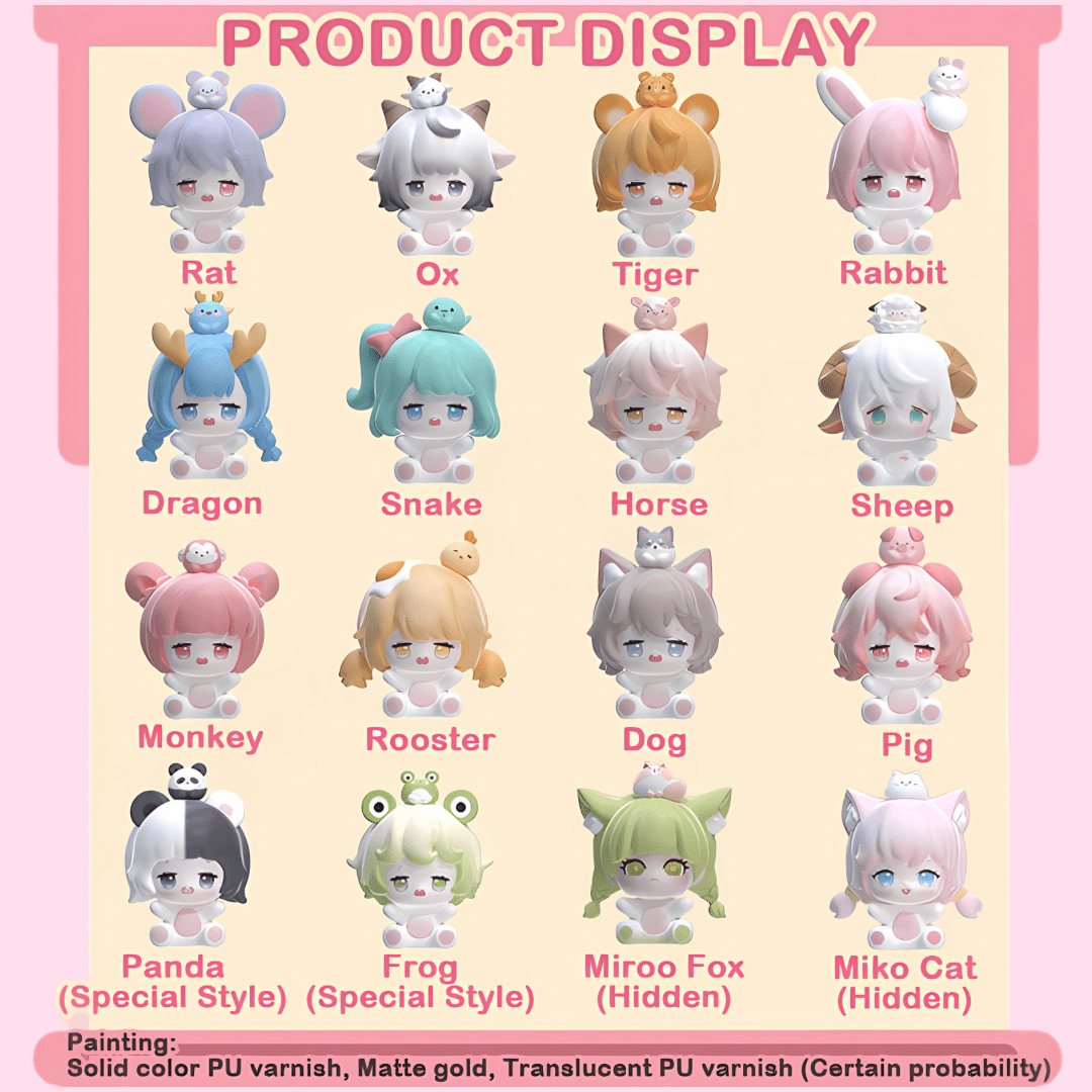 MIROO Chinese Zodiac Hugging Series Bean Blind Bag - OVERRATED