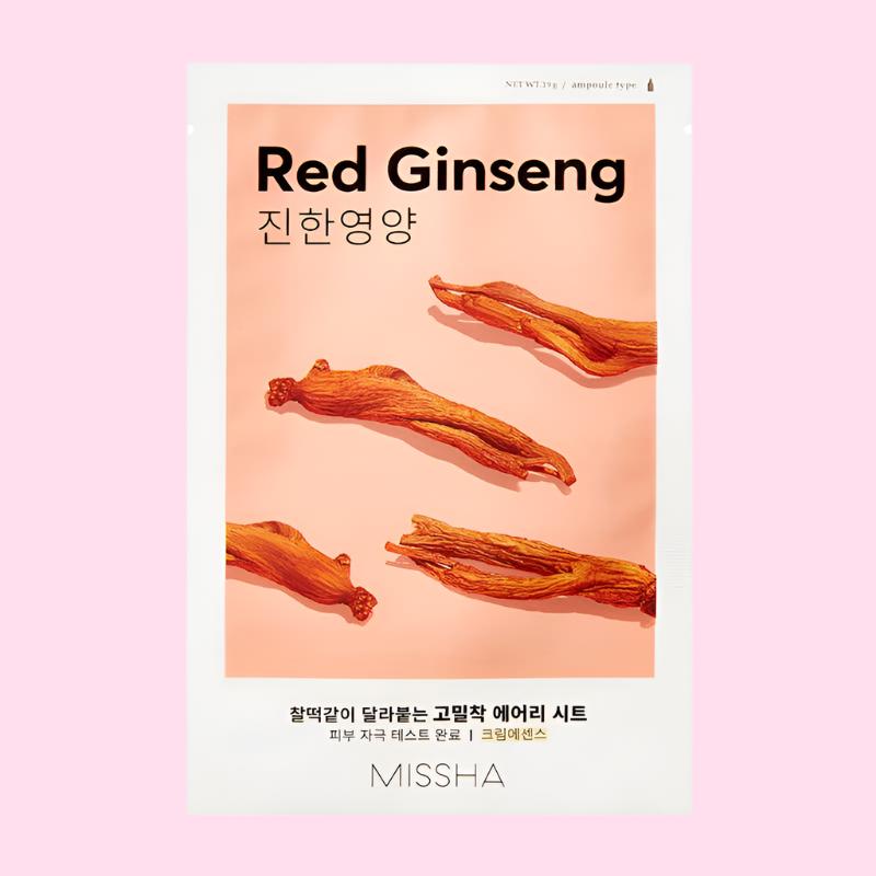 MISSHA Airy Fit Sheet Mask Red Ginseng - OVERRATED
