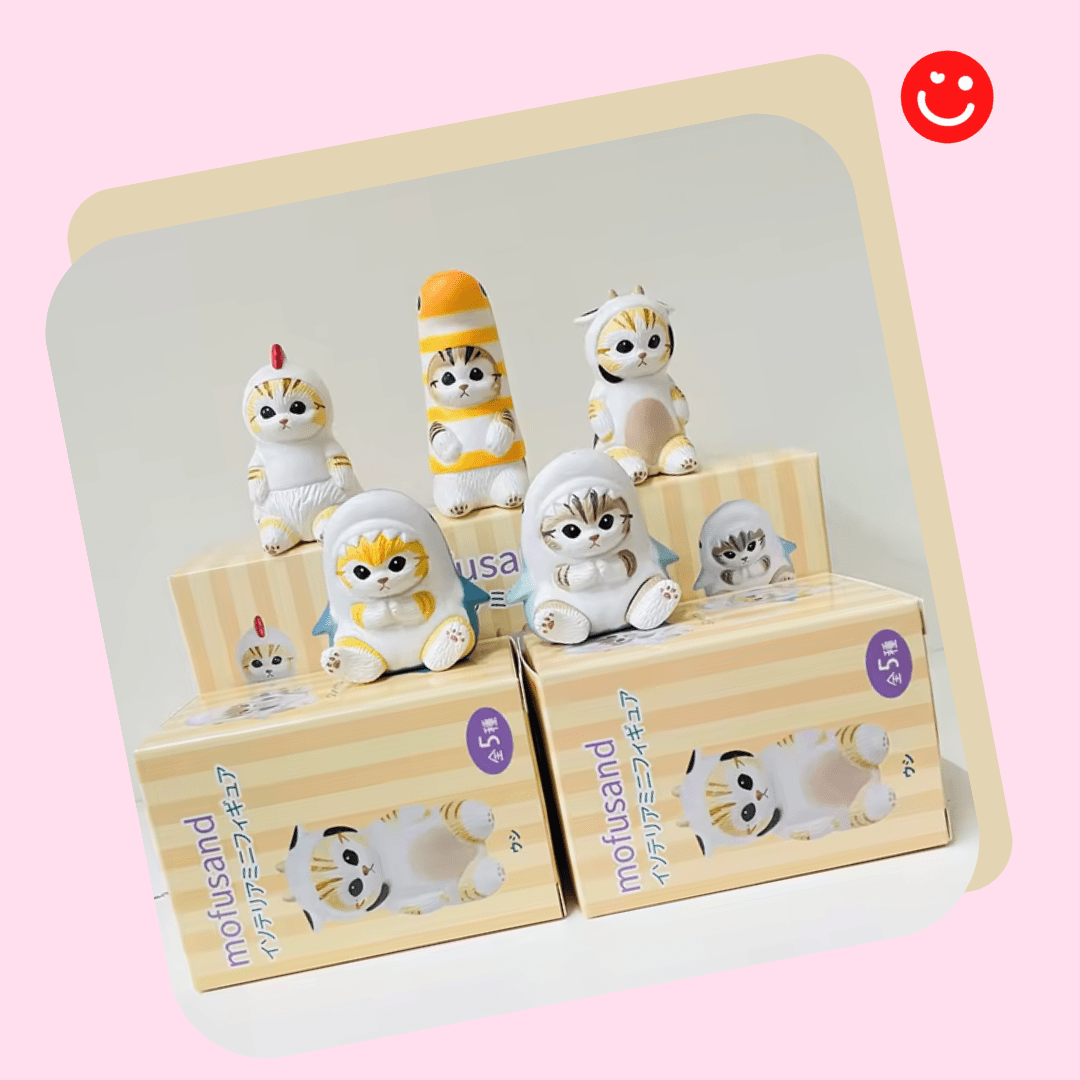 Mofusand Japan Interior Mini Figure Blind Box - OVERRATED