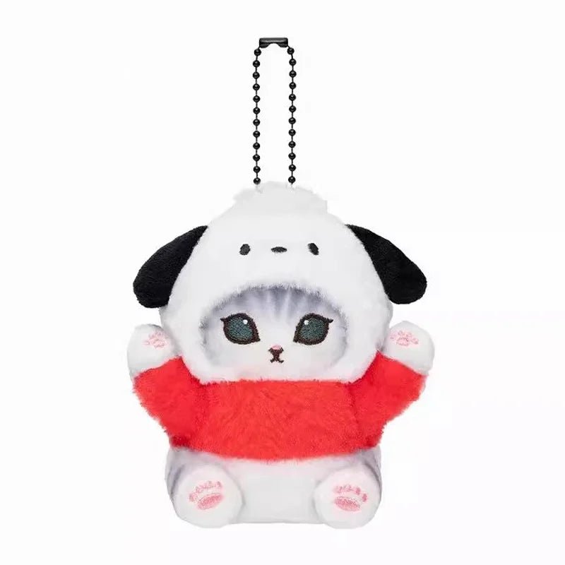 Mofusand X Sanrio Japan Edition Pochacco Keychain Plushie - OVERRATED