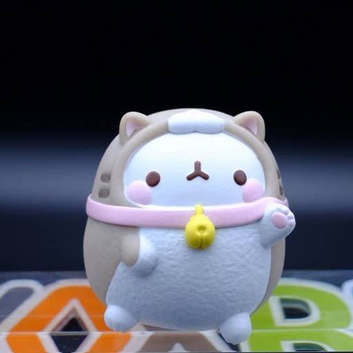 Molang Lazy Cat Costume Figure Blind Box Random Toy Vol.5 - OVERRATED