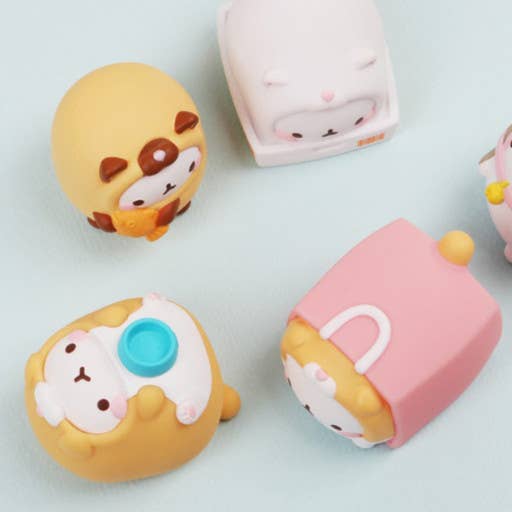Molang Lazy Cat Costume Figure Blind Box Random Toy Vol.5 - OVERRATED