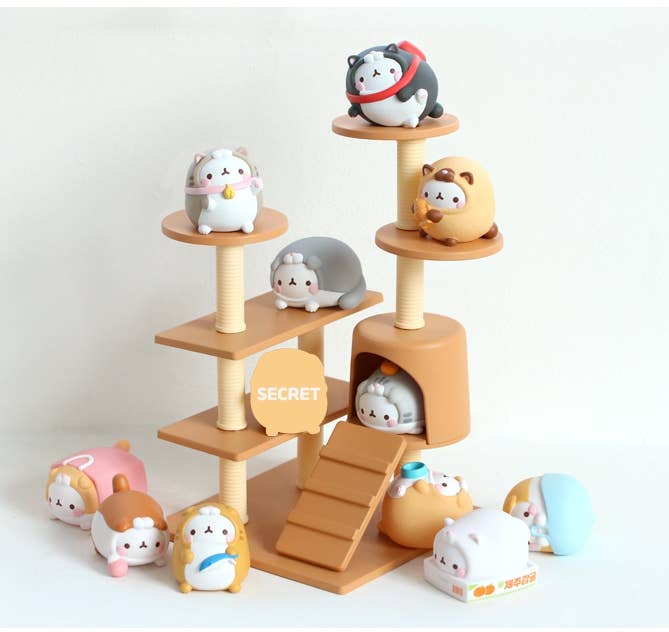 Molang Lazy Cat Costume Figure Blind Box Random Toy Vol.5 - OVERRATED