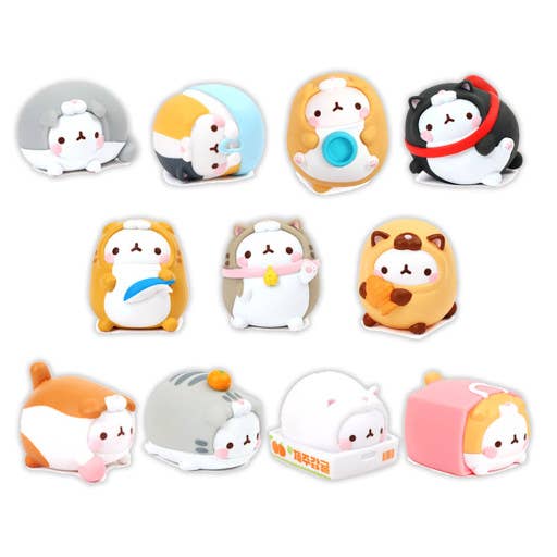 Molang Lazy Cat Costume Figure Blind Box Random Toy Vol.5 - OVERRATED