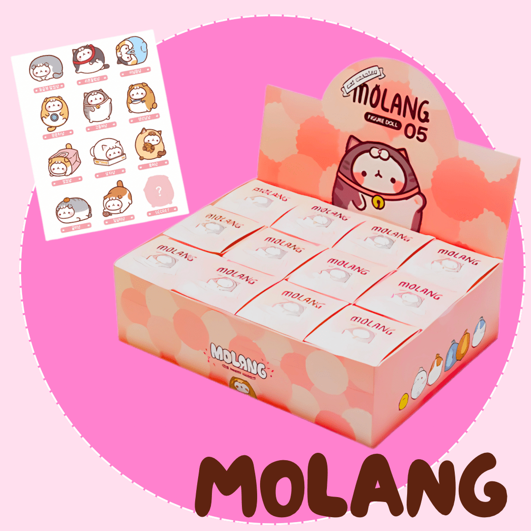 Molang Lazy Cat Costume Figure Blind Box Random Toy Vol.5 - OVERRATED