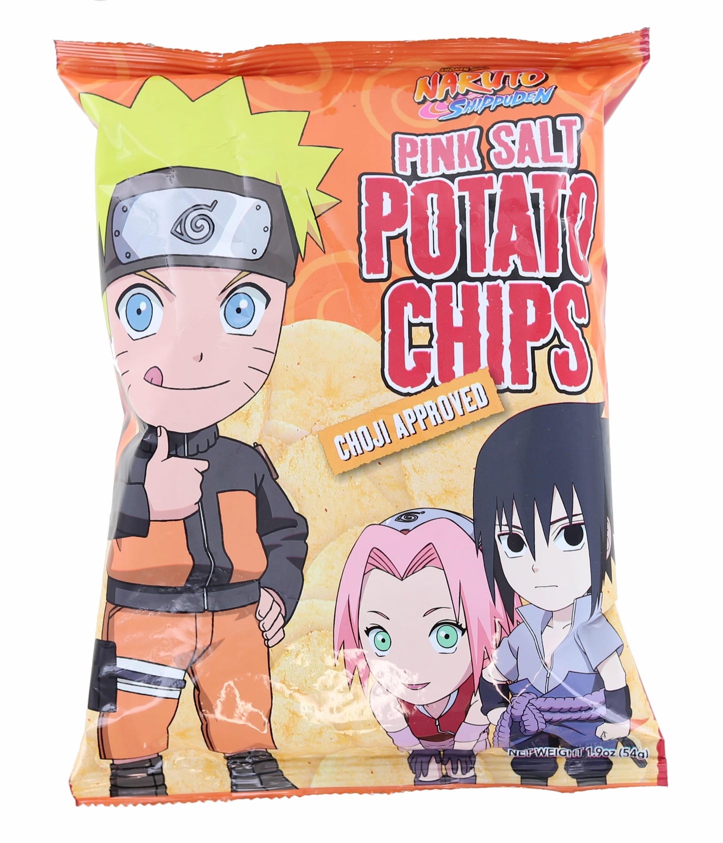 Naruto Pink Salt Flavor Potato Chips - OVERRATED
