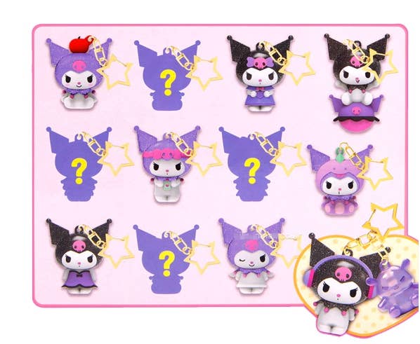 New! Kuromi Twinkle Random Keyring β Blind Box - OVERRATED